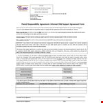 Child Support Agreement | Ensuring Financial Security example document template 