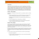 It Incident Report Template example document template