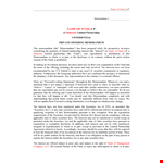 Private Placement Memorandum Template - Investment & Partnership example document template