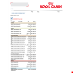 Rc Pricelist example document template