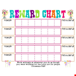 Reward Chart for Kids | Printable Behavior Tracking Tool example document template