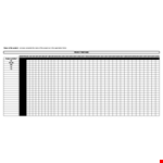 Excel Monthly Timeline Template example document template