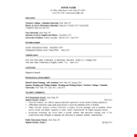 Elementary Education Resume Sample example document template 