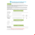Payment Agreement Template for Schools - Financial Board of Broward County example document template