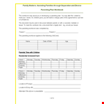 Create a Comprehensive Parenting Plan for Your Child in Minutes example document template