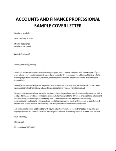 Operations Management Cover Letter