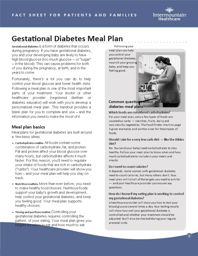 Diabetic Meal Plan Template: Control Diabetes with Easy-to-Follow