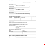 Create a Fair and Effective Child Support Agreement | Support, Parent, Signature example document template