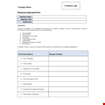 Effective Performance Review Examples for Employee and Supervisor - Key Metrics Included example document template