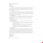 Letter Of Intent For Bussiness example document template