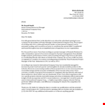 Job Application Letter For Project Manager example document template