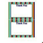 Download Customizable Thank You Card Template example document template