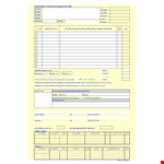 Department Material Requisition Form example document template