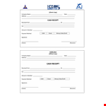 Printable Cash Receipt Template example document template