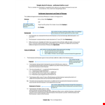 Settlement Agreement between Employee and Employer - Free Template example document template 