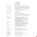 Get Professional Legal Assistant Services - Streamline Your Work | COMPANY NAME example document template 