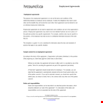 Fixed Term Employment Contract Template example document template