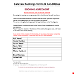 Customize Your Caravan's T&Cs | Free Template for Owners example document template