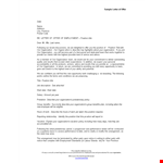 Simple Offer Letter For Employee Template example document template