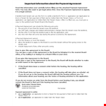 Contract Payment Agreement Template example document template