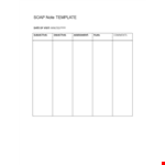 Professional Soap Note Template - Efficient & Easy to Use example document template 