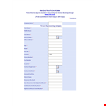 Registration Form Template for Company - Create a Professional Numbered Registration Form example document template