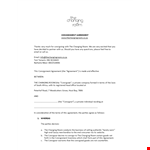 Consignment Agreement Template - Customize for Changing Consignor example document template 