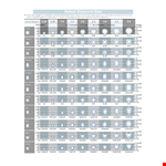 Find your perfect diamond with our accurate Diamond Size Chart example document template