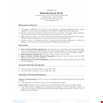 Human Resources Manager Resume example document template