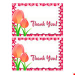 Thank You Card Templates | Professional and Printable Templates example document template