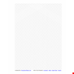 Printable Isometric Grid Paper example document template