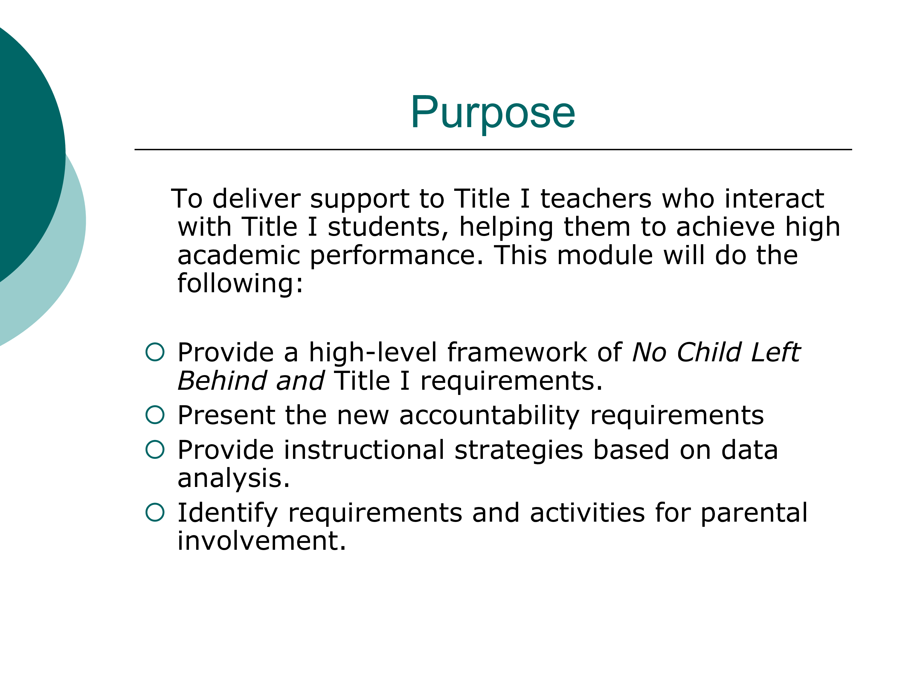 training powerpoint sample