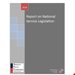 Join the National Service Corps Program and Serve Your State example document template