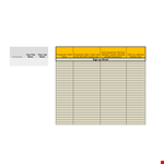 Sign Up Sheet for Prospective Students and Siblings example document template