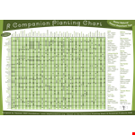 Companion Planting Chart: Beans, Garlic, Basil, and Tansy - Get Your Printable example document template