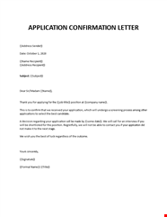 Letter Of Confirmation For Interview Certify Letter Vrogue