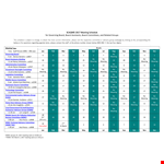 Yearly Meeting Schedule Template example document template