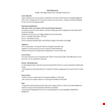 Pre Primary Teacher Resume Format example document template 