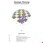 Create an Effective Strategic Plan | Template for Planning & Organization example document template