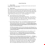 Library Inclement Weather Policy: Staff Preparedness for Tornado and Severe Weather example document template 