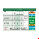 Rate Chart Format example document template