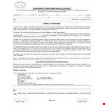 Home Sales Contract Template - Create a Legally Binding Agreement example document template 