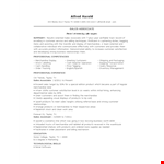 Sales Associate Job Resume example document template 