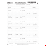 Employee Report | Number, Street | Generate New Employee Report example document template