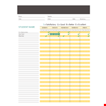 Effective Reward Charts for Teachers and Students - Customizable Templates example document template