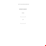 Distribution Agreement: Company's Products Distribution Agreement with Distributor example document template 