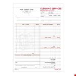 Cleaning Company Invoice Template Qwkwbqck example document template 