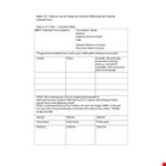 Notice Of Claim Letter Template example document template