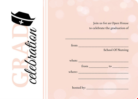 create personalized graduation invitations with stylish templates template