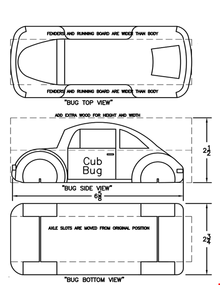 download free pinewood derby templates - customize your car design template